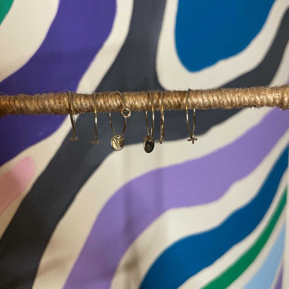 Gold Circle Earrings